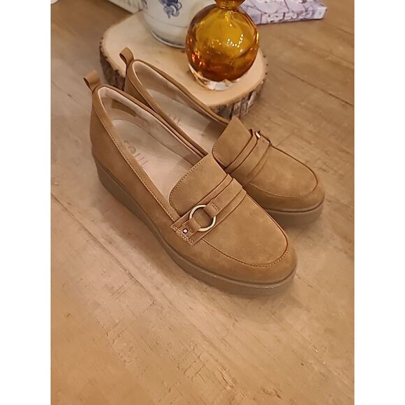 Soul Naturalizer Joyla Slip On Loafer Shoe Tan‎ Platform Clog Chunky Women's 11 - Picture 4 of 5